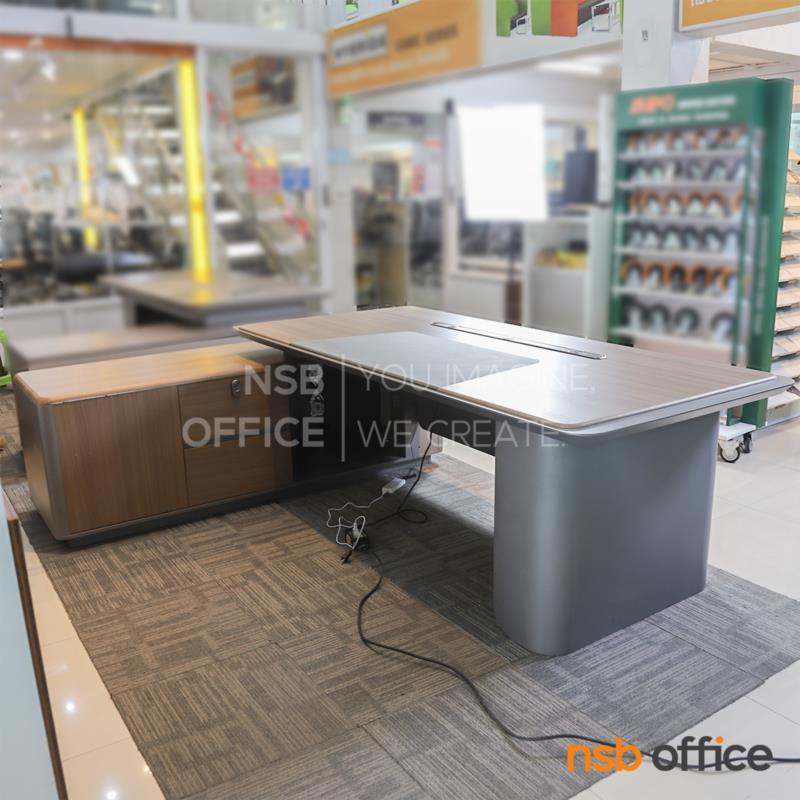 โต๊ะทำงานผู้บริหารตัวแอล รุ่น Rosanel (โรซาเนล) ขนาด 240W cm. 
