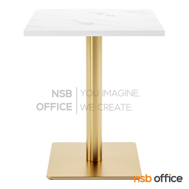 โต๊ะหน้าหินอ่อน  รุ่น Clyver (ไคลเวอร์)  โครงขาสแตนเลส hairline สีทอง