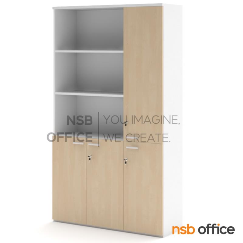 C03A090:ตู้เอกสารสูงอเนกประสงค์ รุ่น Kaelen (เคลเลน) สูง 200 cm. เมลามีน