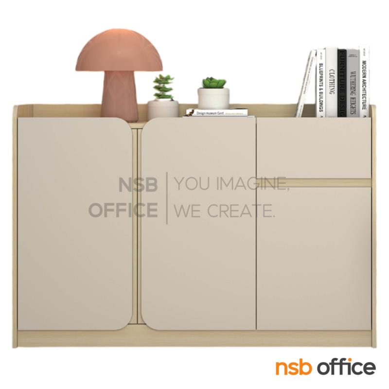 C09A019:ตู้คอนโซล 3 บานเปิด 1 ลิ้นชัก รุ่น Sandra (แซนดรา) ขนาด 120W cm. 