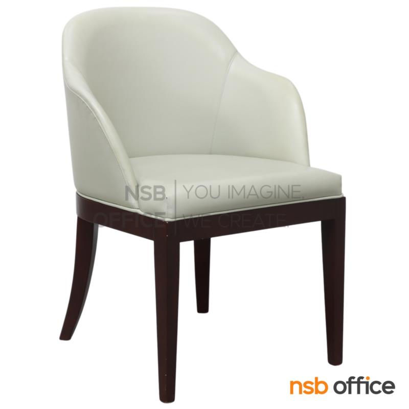 B29A350:เก้าอี้รับรอง รุ่น Tango-big  ขาไม้ยางตรง