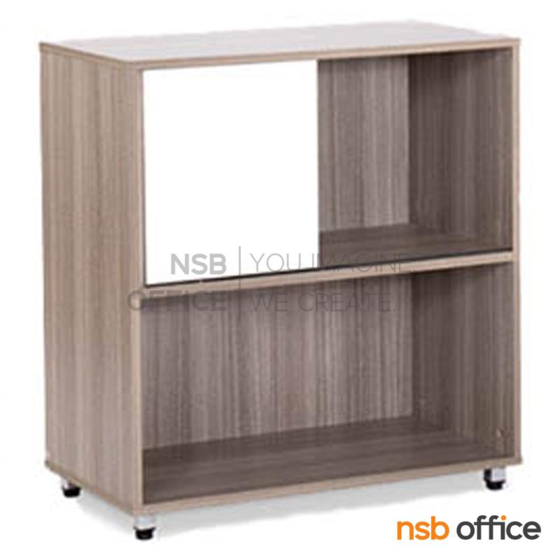 C01A104:ตู้เอกสาร สูง 85 cm. 1 บานเลื่อนทึบ ชั้นล่างโล่ง รุ่น Memori (มิโมริ)  ล้อเลื่อน