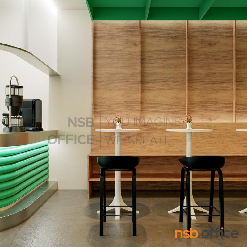 โต๊ะหน้าพลาสติก(ABS) รุ่น Roman (โรมัน) ขนาด 60W cm.  ขาพลาสติก