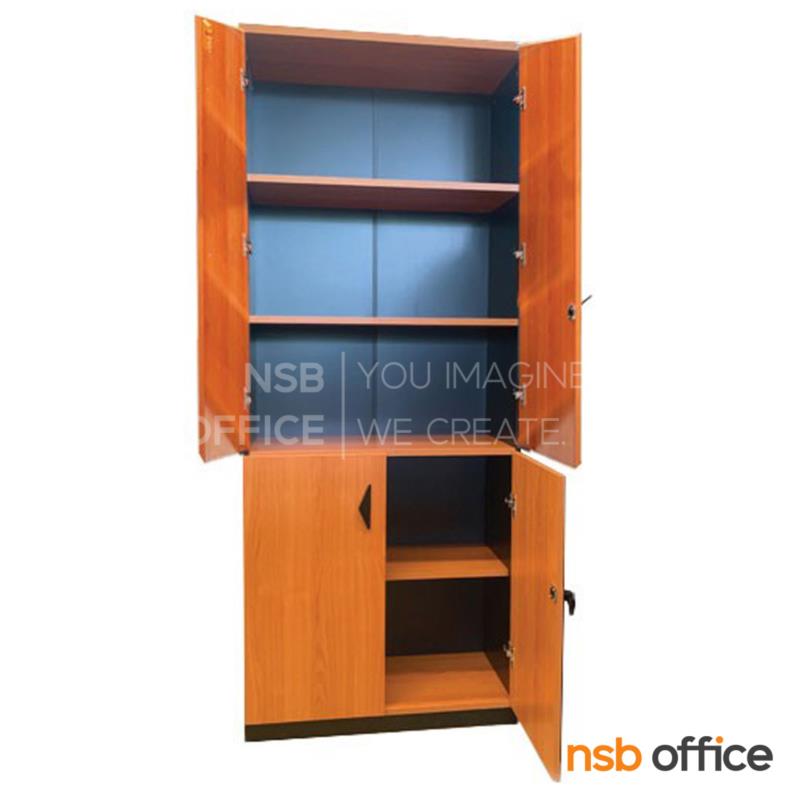 ตู้เอกสารใหญ่ 4 บานเปิด 5 ชั้น รุ่น Postell (โพสต์เทล)  เมลามีน