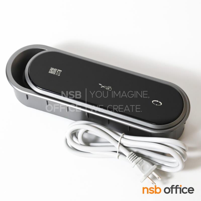 A24A099:ป๊อปอัพ 2 Power  2 USB (Type A) + 2 USB (Type C) รุ่น Zovina (โซวิน่า)  มีสายปลั๊กไฟ