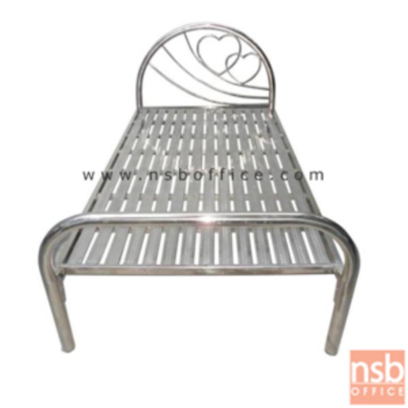 G12A113:เตียงสแตนเลส  รุ่น Carla (คาร่า)  ขนาด 3.5 ฟุต 