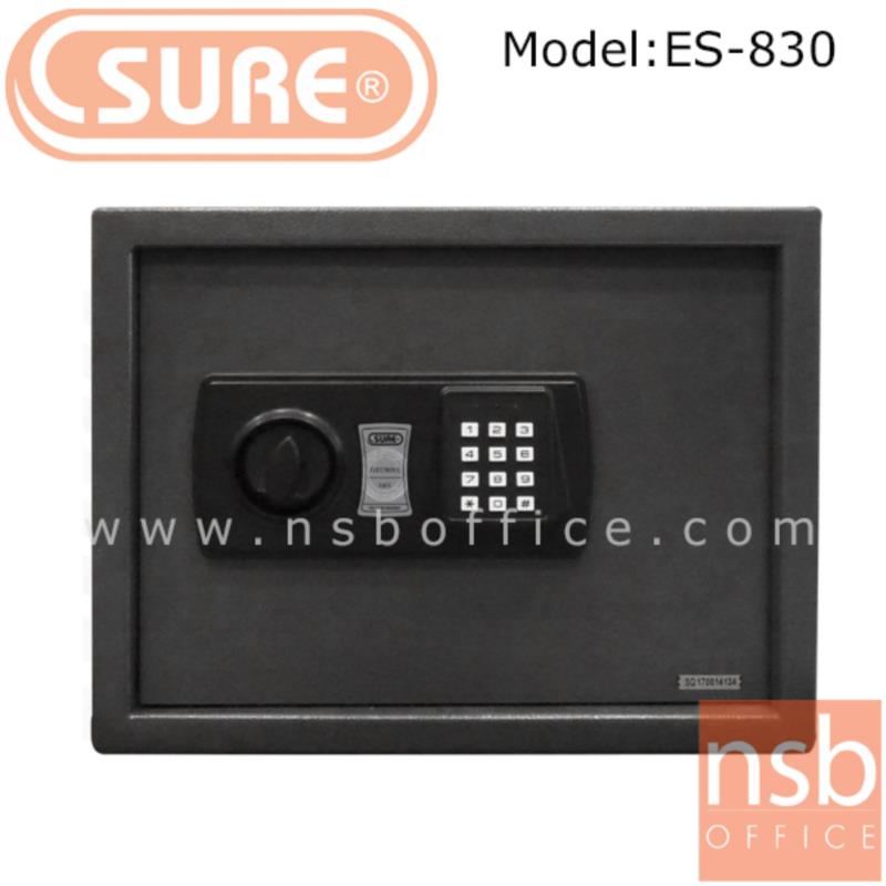 F03A016:ตู้เซฟดิจตอล SR-ES830 น้ำหนัก 11 กก. (1 รหัสกด / ปุ่มหมุนบิด)   