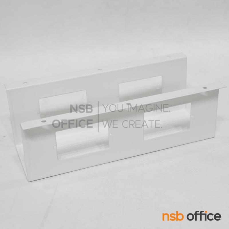 รางไฟเสียบปลั๊กด้านข้าง desktop 12 (1 และ 2 ช่อง) ติดตั้งใต้โต๊ะทำงาน ใช้งานได้ 2 ด้าน