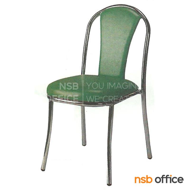 B05A076:เก้าอี้อเนกประสงค์ รุ่น Parson (พาร์สัน)  ขาเหล็กชุบโครเมี่ยม