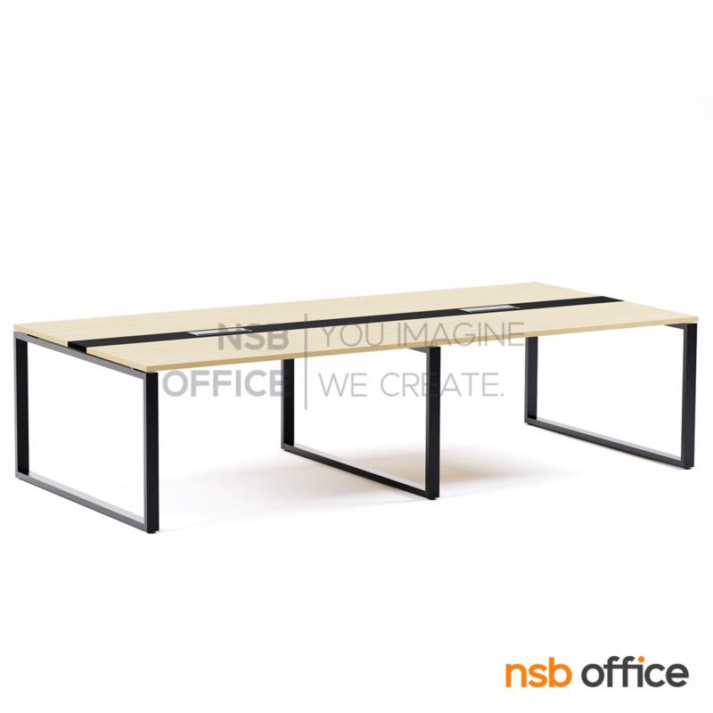 A05A215:โต๊ะประชุมทรงสี่เหลี่ยม รุ่น Lincoln (ลินคอล์น) พร้อมกล่องไฟ 