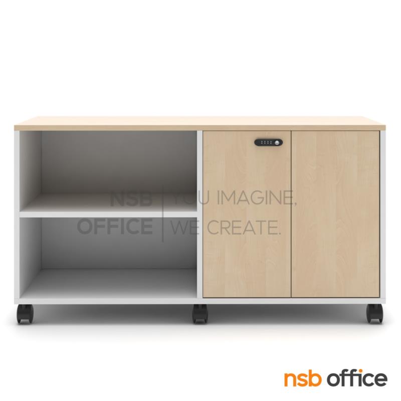 ตู้ไซด์บอร์ด  รุ่น Parish (ภาริต) ขนาด 120W cm. 2 บานเปิด ล้อเลื่อน