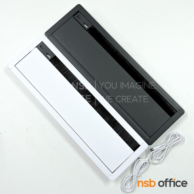 A24A074:ฝาป๊อปอัพ รุ่น JD-03  พร้อมช่อง 1 USB และ 1 Type C