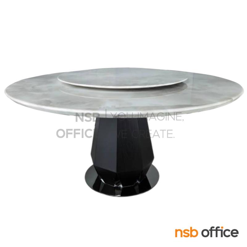 G14A325:โต๊ะหน้าท็อปหิน รุ่น Giotto (จิอ็อตโต้) ขนาด 150Di cm.  โครงขาไม้