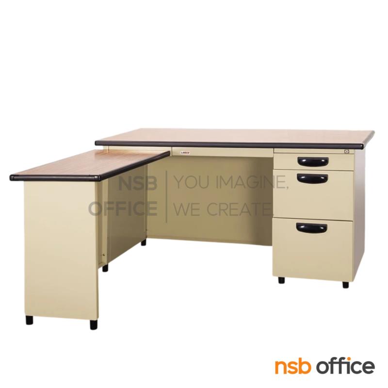 E29A046:โต๊ะทำงานเหล็กตัวแอล  รุ่น BLD-714 L/R-WL , BLD-816 L/R-WL  ขนาด 140W ,160W cm. 