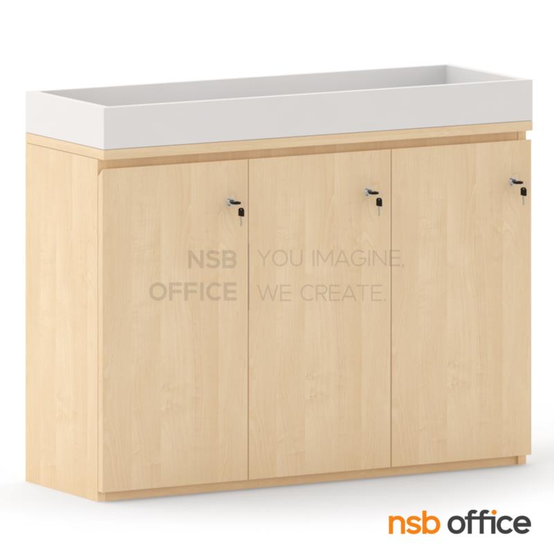 C01A100:ตู้เก็บเอกสารบานเปิดพร้อมช่องวางของด้านบน รุ่น Collin (คอลลิน)  บานเพ่ 