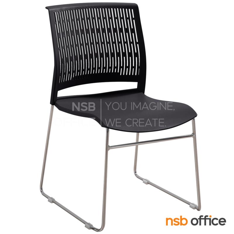 B05A202:เก้าอี้อเนกประสงค์เฟรมโพลี่ รุ่น Landell (แลนเดลล์)  ขาเหล็กเพลาตัน