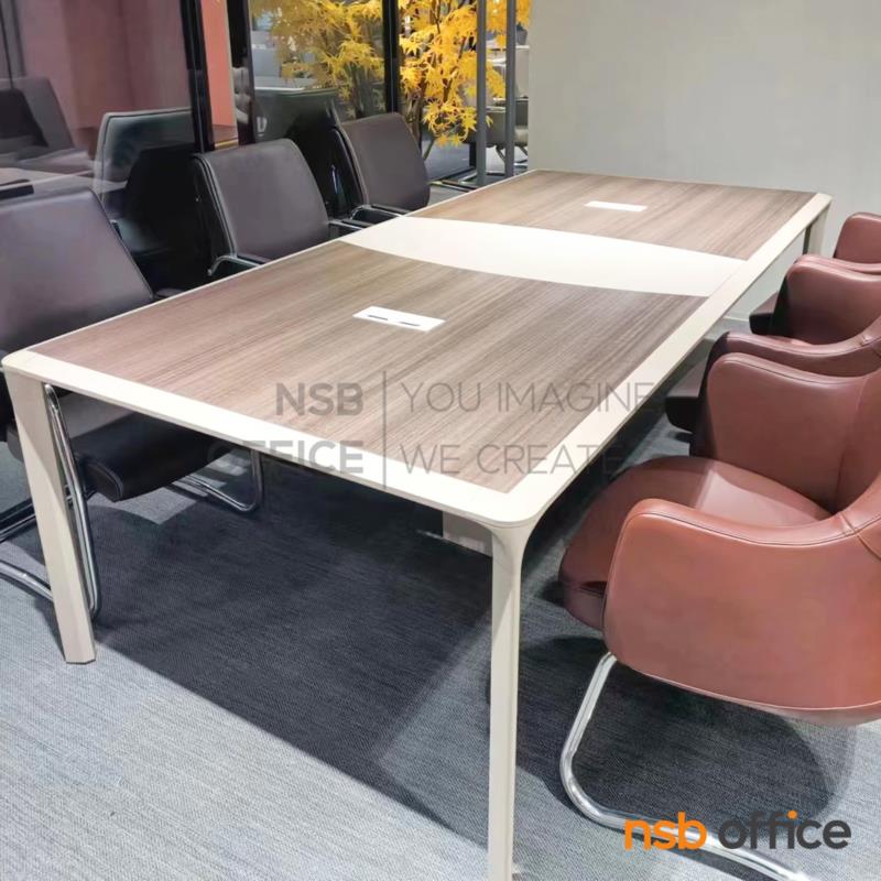 โต๊ะประชุมทรงสี่เหลี่ยม รุ่น Zylox (ไซล็อกซ์)  ขาเหล็ก