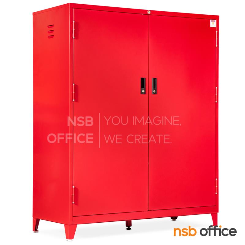 E09A051:ชุดตู้เก็บอุปกรณ์ดับเพลิง 2 บานเปิดทึบ รุ่น Grelix (เกรลิกซ์) ขนาด 3 และ 4 ฟุต พร้อมฐาน กุญแจล็อก