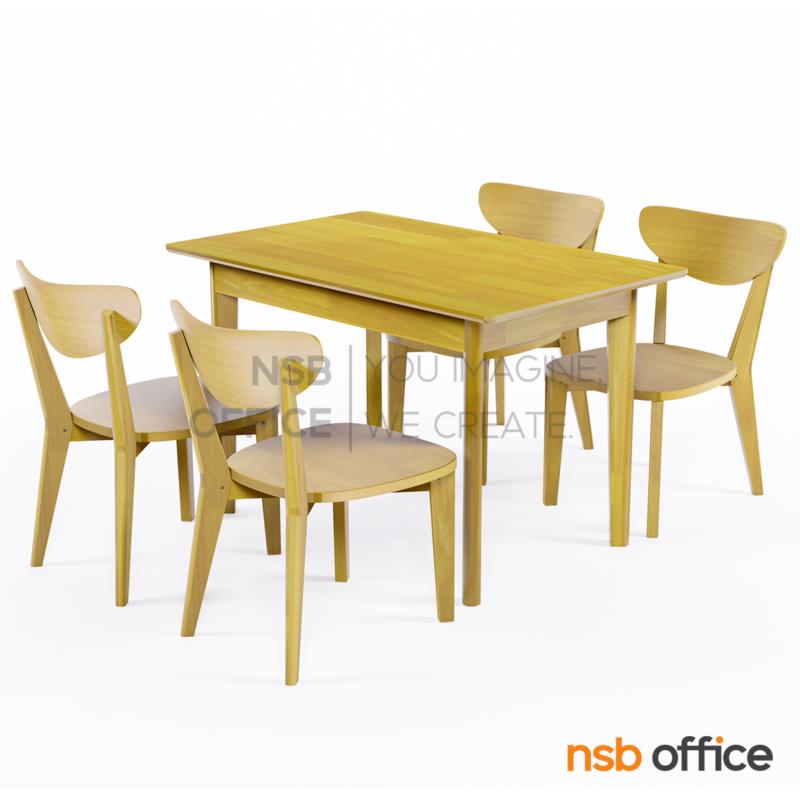 ชุดโต๊ะรับประทานอาหารหน้าไม้ยางพารา รุ่น Jolene (โจลีน) 4, 6 และ 8 ที่นั่ง  พร้อมเก้าอี้