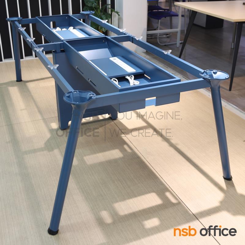 J02A054:โครงขาโต๊ะ รุ่น Brewster (บริวสเตอร์) ขนาด 240W*120D cm. 