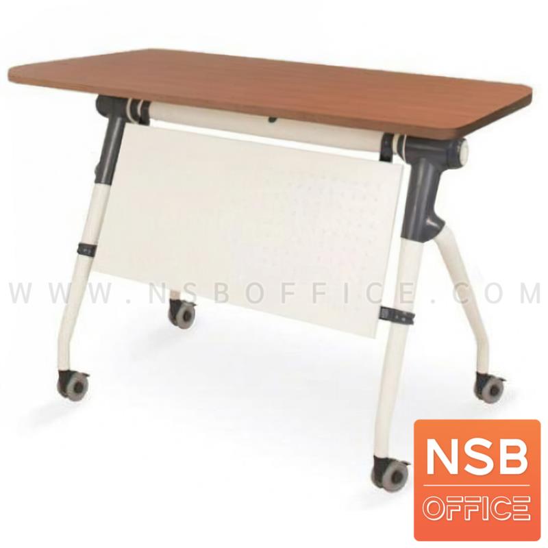 A18A106:โต๊ะเรียนพับได้ รุ่น TY-0860 ขนาด 80W*60D cm. พร้อมตะแกรงวางของ