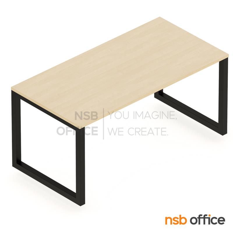 A05A273:โต๊ะประชุมทรงสีเหลี่ยม รุ่น Everet (เอเวอร์เลต) ขนาด 160W ,180W ,200W cm. ขาเหล็กเหลี่ยม