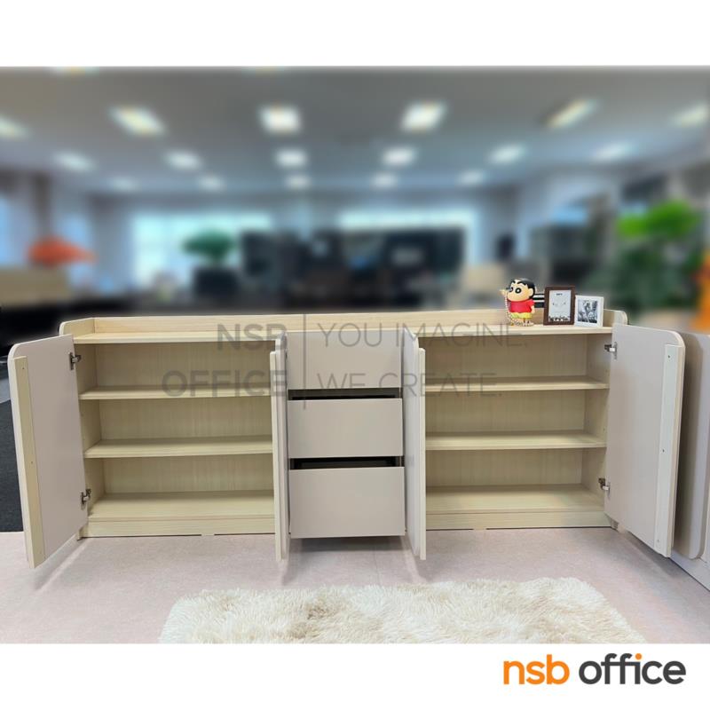 ตู้คอนโซล 4 บานเปิด 3 ลิ้นชัก รุ่น Shermie (เชอร์มี่) ขนาด 200W cm.  