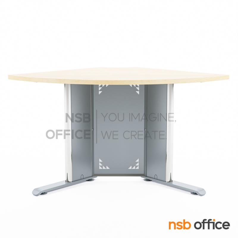 โต๊ะเข้ามุมทรงโค้ง รุ่น Zenthor (เซนธอร์) ขนาด R90 ,R120 cm. เมลามีน โครงเหล็ก