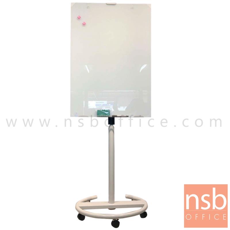 G01A061:ฟลิบชาร์ทกระจกล้อเลื่อน รุ่น Samberg (แซมเบิร์ก)  มีแม่เหล็ก ปรับระดับได้ ลูกล้อล็อคได้