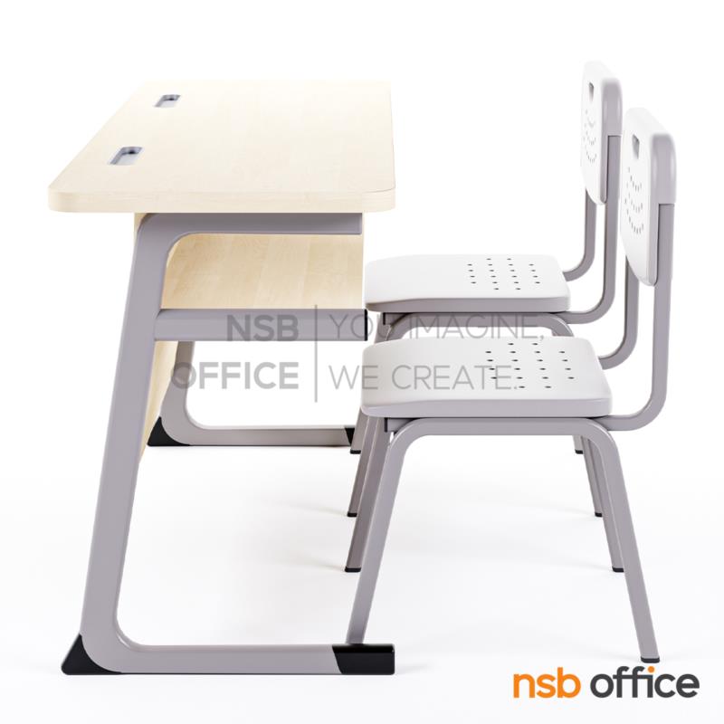 H01A016:ชุดโต๊ะและเก้าอี้นักเรียน รุ่น Hamil (ฮามิล)   ขาเหล็ก