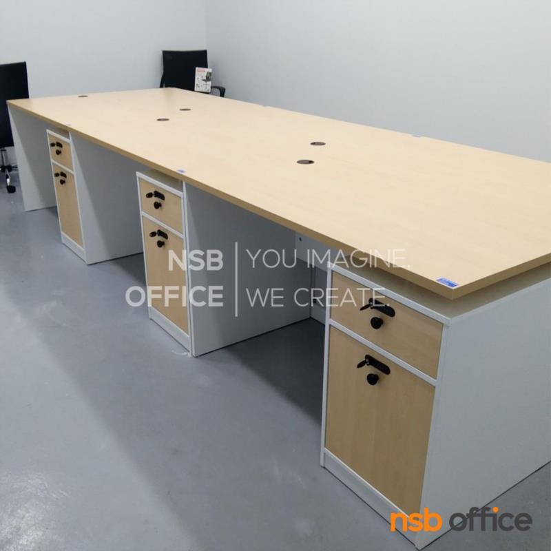 โต๊ะทำงาน 1 ลิ้นชัก  1 บานเปิด รุ่น Darin (ดาริน) ขนาด 120W cm. มีกุญแจล็อครหัส