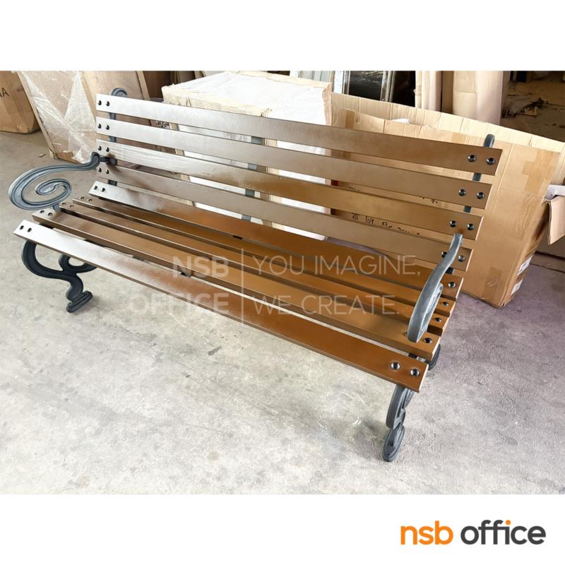 เก้าอี้สนามไม้เต็ง เหล็กหล่อ กทม. รุ่น  BKK-CO43 ขนาด 100W, 120W, 150W, 200W cm. 