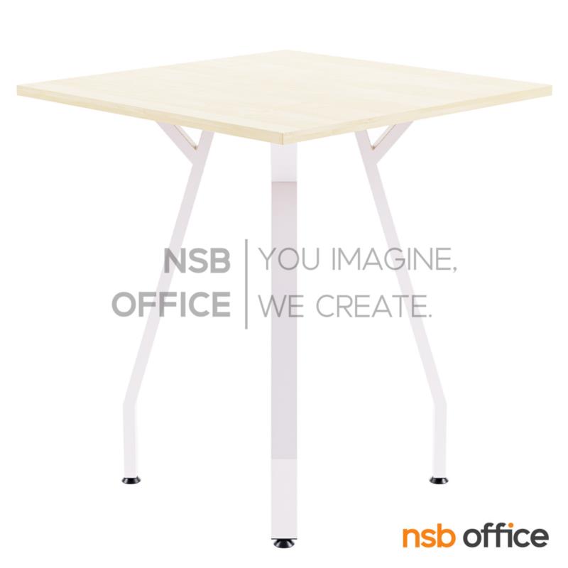 โต๊ะบารสูงทรงสี่เหลี่ยม รุ่น Jerome (เจโรม) ขนาด 90W*100H cm. ขาเหล็ก