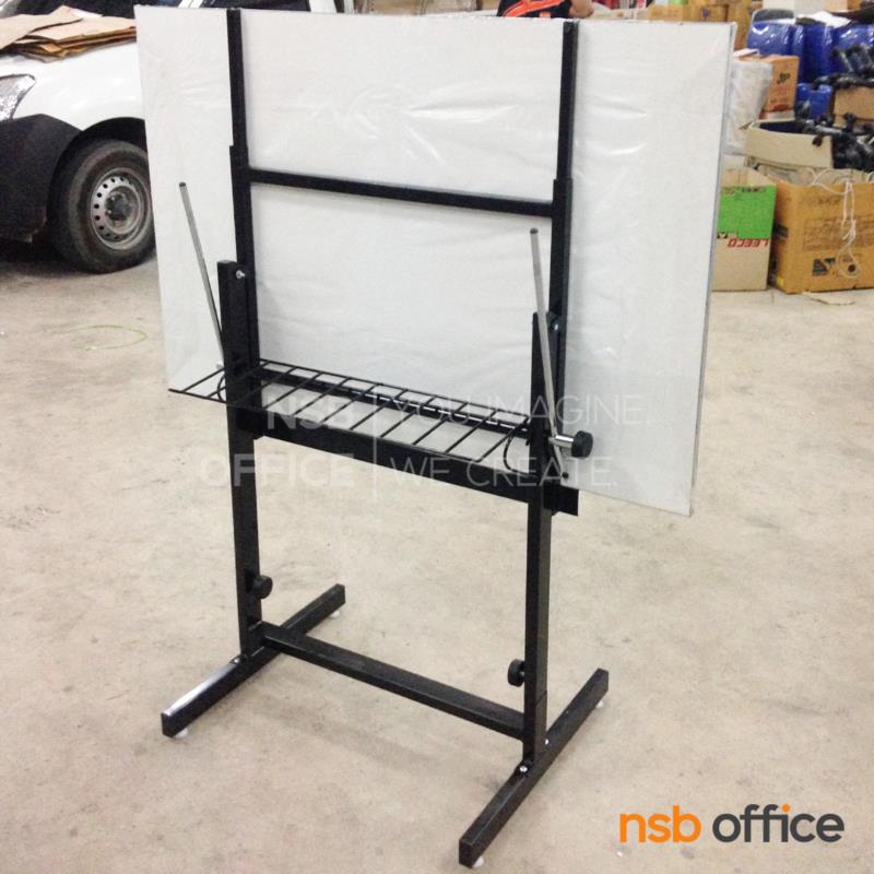 โต๊ะเขียนแบบ 80W*60D*95.3H cm. ปรับองศาได้ มีตะแกรงข้างใต้ รุ่น DT-6080 