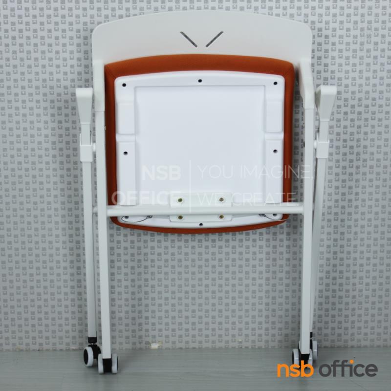 เก้าอี้อเนกประสงค์เฟรมโพลี่  รุ่น Flores (ฟลอเรส)  โครงสีขาว