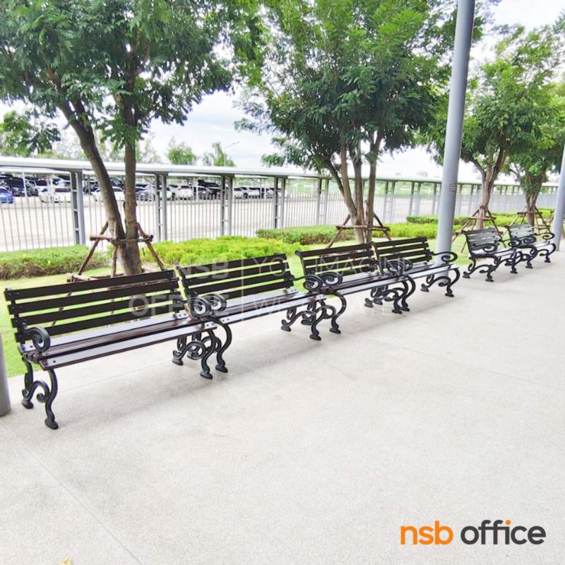 เก้าอี้สนามไม้เต็ง เหล็กหล่อ กทม. รุ่น  BKK-CO43 ขนาด 100W, 120W, 150W, 200W cm. 