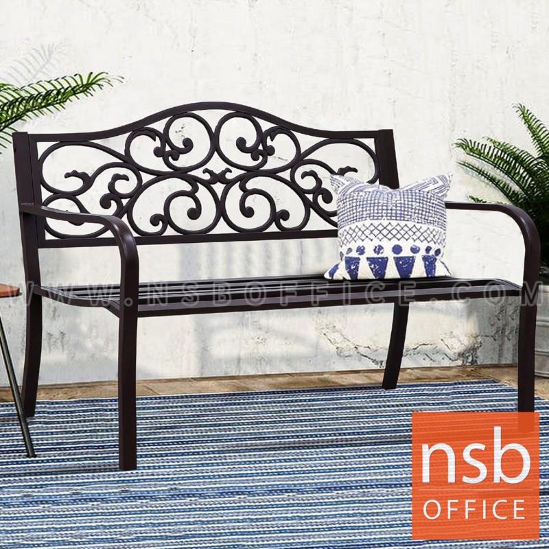 G08A309:เก้าอี้สนามเหล็ก รุ่น Exigey (เอ็กซิเกย์) พนักพิงดัดลวดลาย  