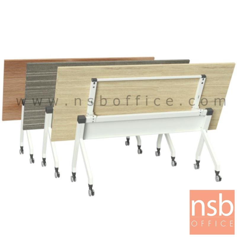 A18A097:โต๊ะประชุมพับเก็บล้อเลื่อน รุ่น THUERINGEN (ทูรินเจีย) ขนาด 160W, 180W (60D, 80D) cm. 