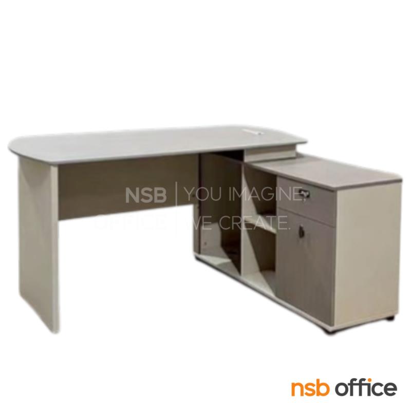 โต๊ะทำงานตัวแอล รุ่น Eden (เอเดน) ขนาด 140W, 160W cm. 