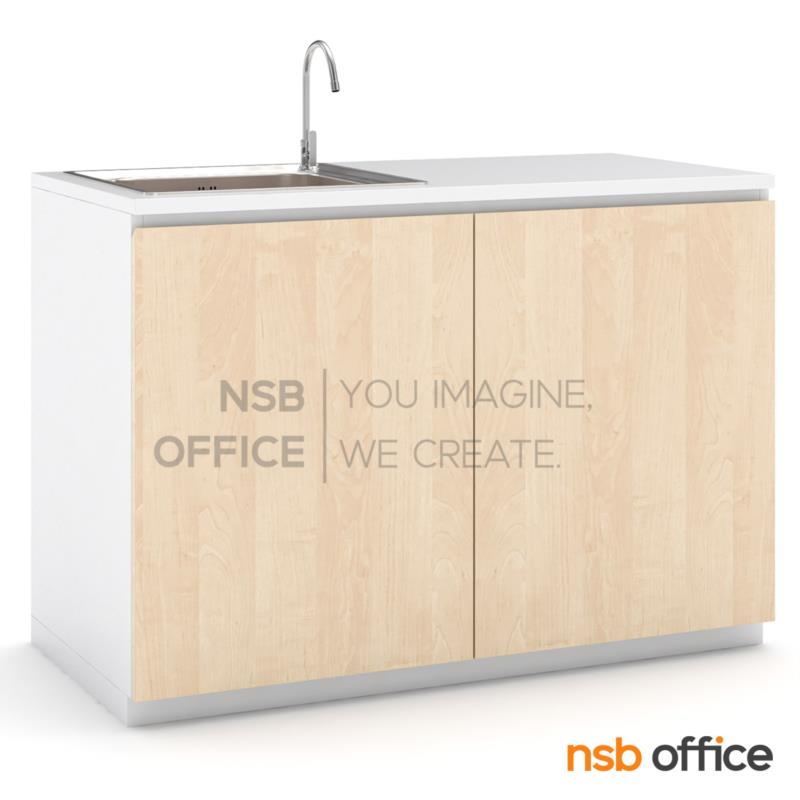 C12A050:ตู้อ่างซิงค์สแตนเลส 1 หลุมเล็ก top HPL รุ่น Torvax (ทอร์แว็กซ์) ขนาด 120W,150W,180W cm. 