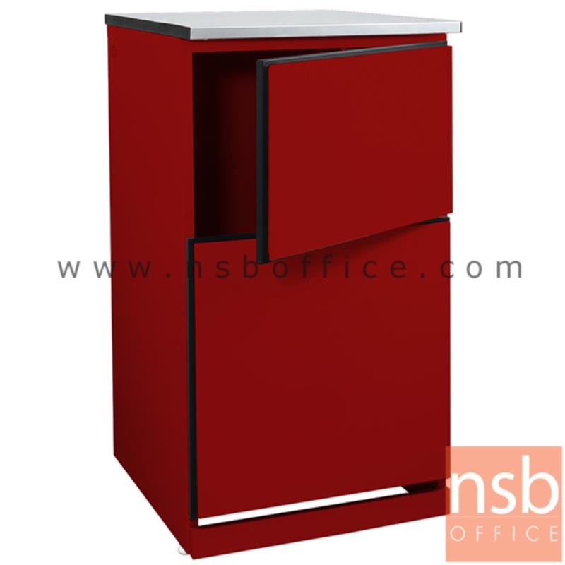 G07A151:ตู้เหล็กวางถังแก๊ส (พื้นโล่ง) TOP สเเตนเลส รุ่น DOBBEL DB-102  