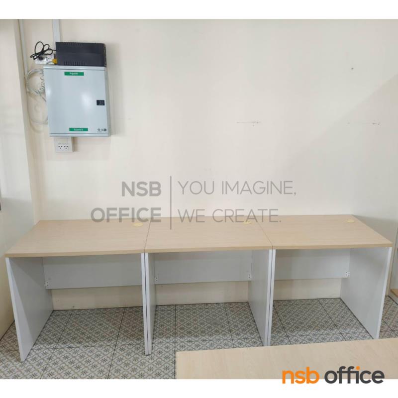 โต๊ะทำงานโล่ง รุ่น Sledge (สเลดจ์) ขนาด 80W ,120W ,150W cm.  เมลามีน