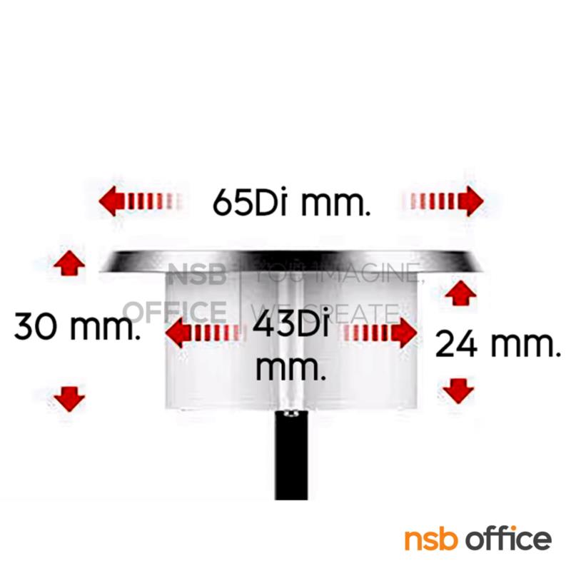 พอร์ตฮับอะแดปเตอร์ USB 2.0 Hub สำหรับโต๊ะกลางโซฟา รุ่น Rovski  ขนาด 43Di mm. 