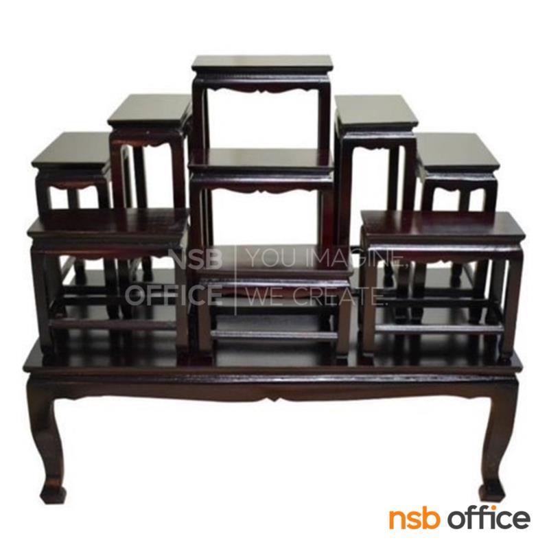 G18A032:โต๊ะหมู่บูชาหมู่ 9 หน้า 6 รุ่น จอมใจ  