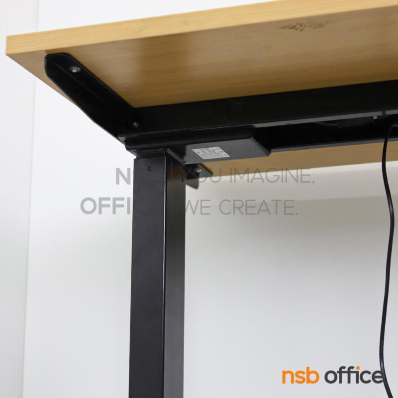 โต๊ะทำงานปรับระดับ Sit 2 Stand ระบบไฟฟ้า รุ่น Flaxen 4 (แฟลกซ์เซ็น 4)  ขาเหล็กเหลี่ยม