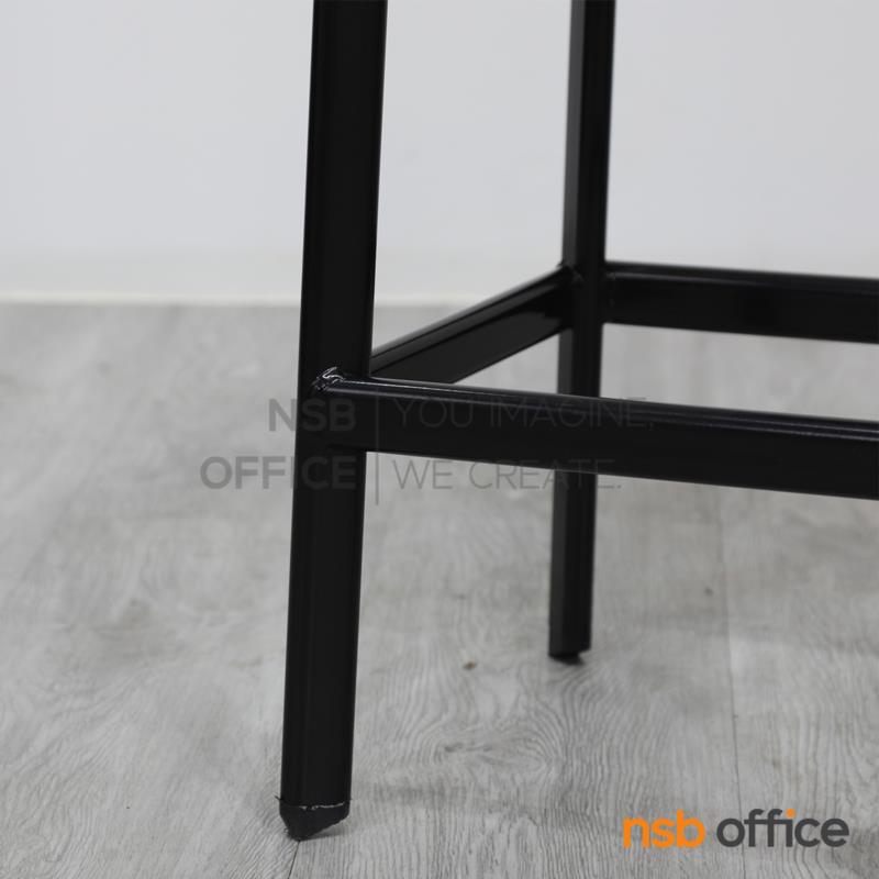 เก้าอี้บาร์สตูลที่นั่งเหลี่ยม รุ่น Gemma (เจมม่า)  ขาเหล็กทรงไข่พ่นสี