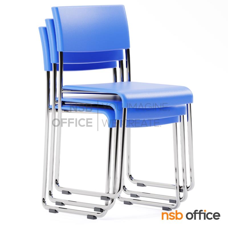 เก้าอี้อเนกประสงค์เฟรมโพลี่ รุ่น Kyukon (คิวคอน)  ขาเหล็กตัวยูพ่นสี