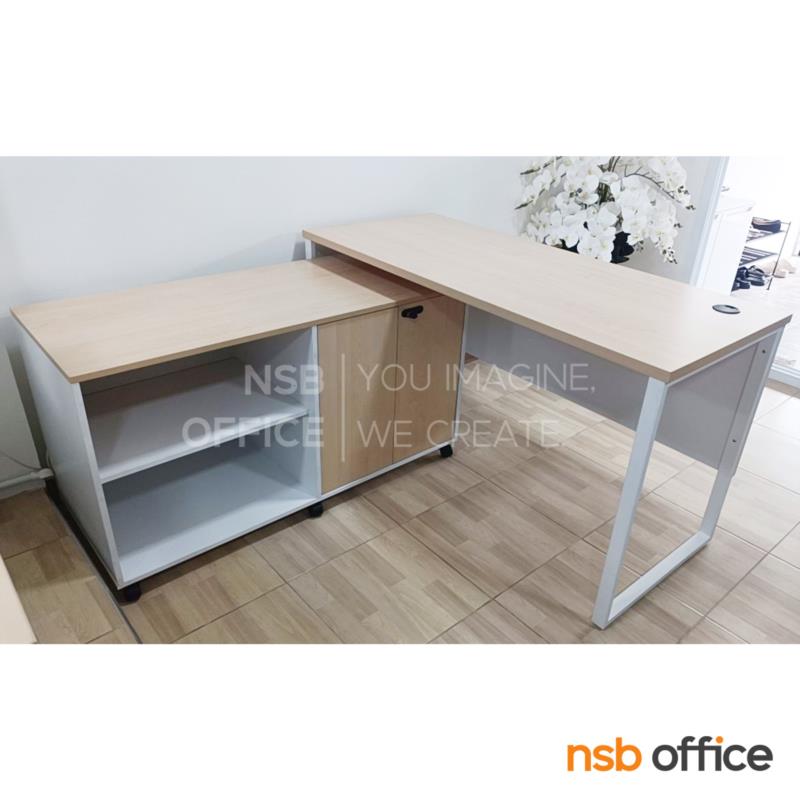โต๊ะทำงานพร้อมตู้ไซด์บอร์ด  รุ่น Bellingham (เบลลิงแฮม)   