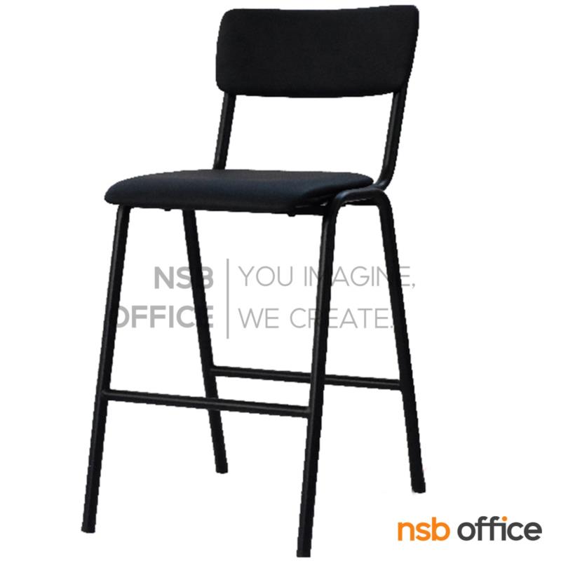 B18A135:เก้าอี้บาร์สูง รุ่น Cabber (แคบเบอร์) ขนาด 46W cm.  ขาเหล็ก