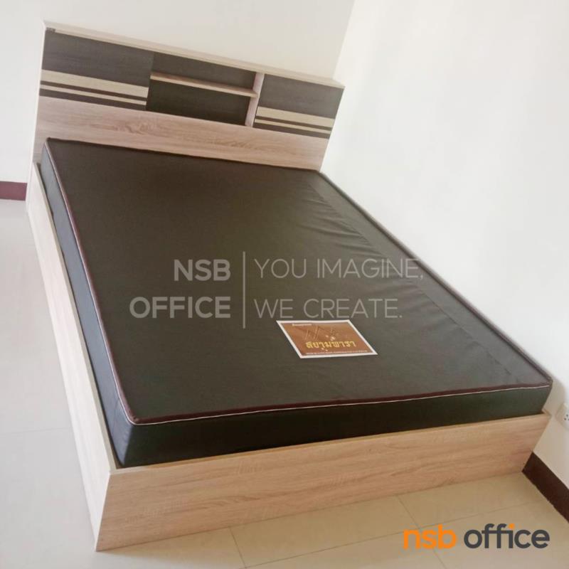 เตียงนอนไม้ รุ่น Birdie (เบอร์ดี้) ขนาด 5,6 ฟุต 